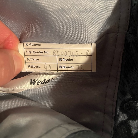 Mother of the bride or groom, women's formal dress, Blue - Picture 5 of 6